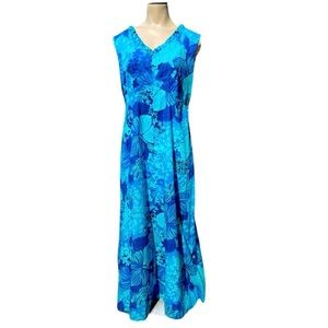 Hukilau Fashions Vintage Hawaiian Dress Size 16